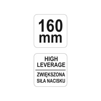 YATO Clește tăietor lateral de 160 mm