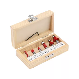 YATO Set freze de margine 8 piese 6 mm