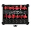 YATO Set de freze pentru router, 12 piese, 6 mm