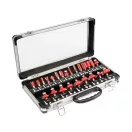 YATO Set de freză superioară, 24 piese, 8 mm