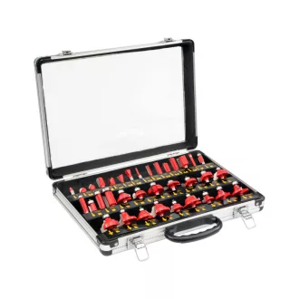   YATO Set freză superioară 35 piese 8 mm în carcasă de aluminiu