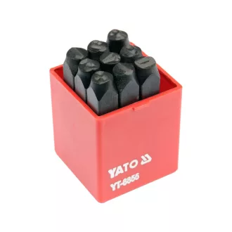 YATO Set poanson numeric 8 mm 9 piese