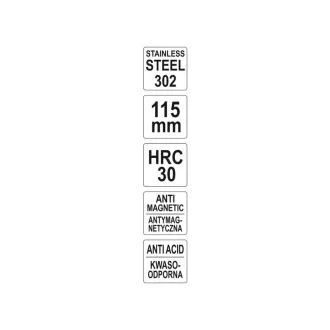 Clește YATO îndoit 115 mm HRC30