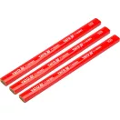 YATO Creion de tâmplărie 175 mm pentru lemn roșu (3 buc)
