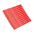 YATO Creion pentru dulgheri 175 mm pentru lemn roșu (12 buc)