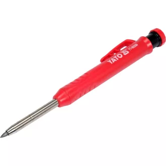   YATO Creion de tâmplărie cu carcasă metalică reîncărcabil 150 mm + 6 mine de rezervă