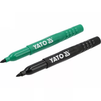YATO Markere 2 buc negru - verde