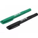YATO Markere 2 buc negru - verde
