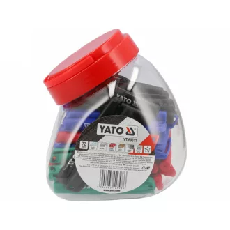 YATO Set mini de markere permanente 72 buc