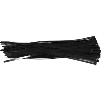 YATO Bride pentru cablu negru 400 x 7,6 mm (50 buc)
