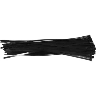 YATO Bride pentru cablu negru 450 x 9,0 mm (50 buc)