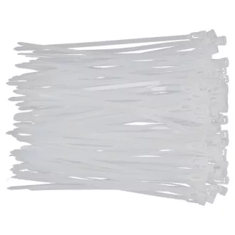 YATO Colier de fixare detașabil 3,6 x 150 mm alb (100 buc)