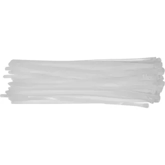   YATO Colier de prindere detașabil 7,6 x 350 mm, alb (100 buc)
