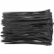 Coliere de plastic detașabile YATO 4,8 x 200 mm negre (100 buc)