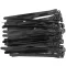 YATO Legătură de cablu detașabilă 7,6 x 150 mm neagră (100 buc)