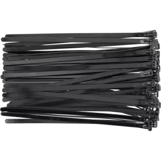 YATO Colier de cablu detașabil 7,6 x 250 mm negru (100 buc)