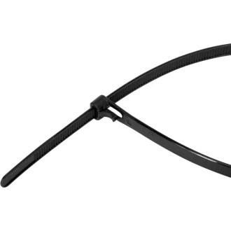   YATO Coliere de cablu detașabile 7,6 x 350 mm negru (100 buc)