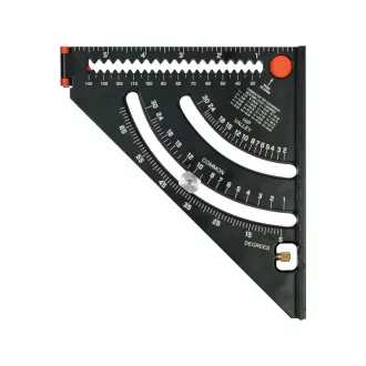 YATO Riglă unghi drept cu bază 290 x 185 mm aluminiu