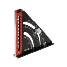 YATO Riglă unghi drept cu bază 290 x 185 mm aluminiu