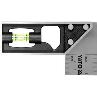YATO Unghi drept 150 mm cu nivela cu burla