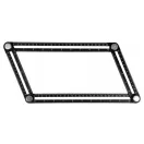YATO Protractor pentru pavaj 250 x 120 mm alu