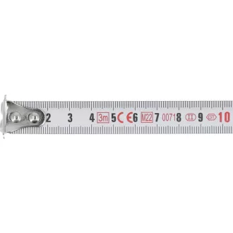   Bandă de măsurat YATO 3 x 16 mm, magnetică, acoperită cu nailon