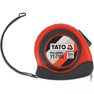   Bandă de măsurat YATO 5 mx 19 mm, magnetică, acoperită cu nailon