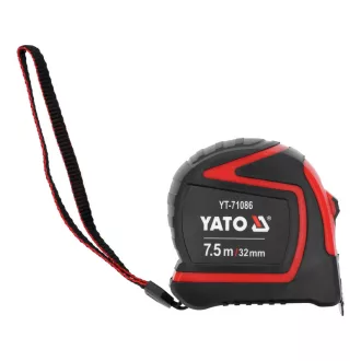YATO Ruletă 7,5 m x 25 mm cu cauciuc
