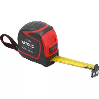 YATO Ruletă 7,5 m x 25 mm cu cauciuc