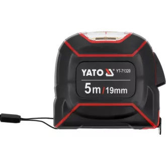 YATO Ruletă cu deschidere superioară 5 m x 19 mm gumată