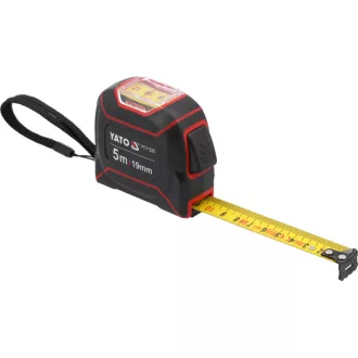 YATO Ruletă cu deschidere superioară 5 m x 19 mm gumată
