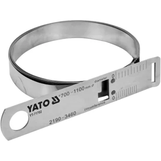   YATO Metru de măsurat de precizie (+-0,01 mm), diametrul 700-1100 mm, circumferința 2190-3460 mm inox