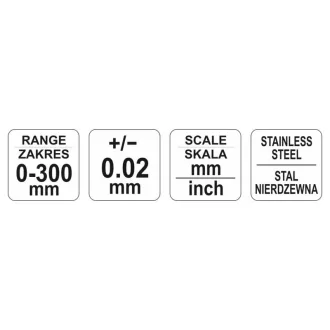 Etrier YATO 300/±0,02 mm