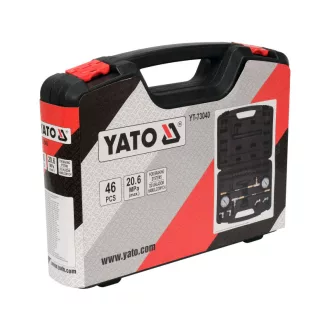 Set YATO ABS și manometru frână 46 piese 20,6 Mpa