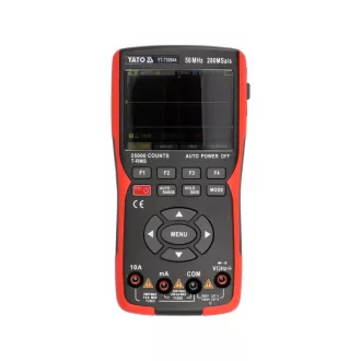   YATO Osciloscop 3 în 1 cu funcție multimetrului, 280 Msa/s, 50 MHz