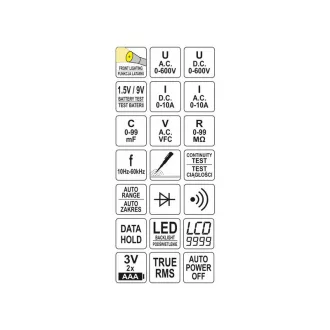 Multimetru digital YATO