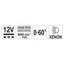 Lampa stroboscopica YATO xenon 12 V 0-60 grade