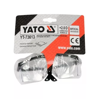 Ochelari de protecție bifocali YATO +2 limpezi cu apă