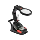 Suport de lipit YATO cu lupă și lumină LED
