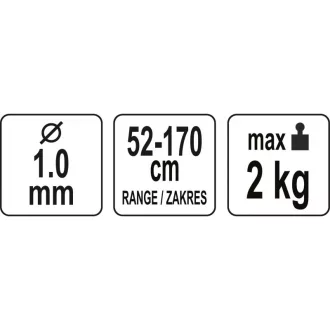 Cablu port scule YATO de până la 2 kg