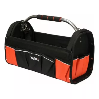 YATO Geantă pentru scule Cadru tubular cu 11 buzunare