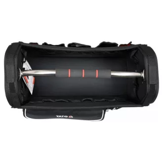YATO Geantă pentru scule Cadru tubular cu 11 buzunare