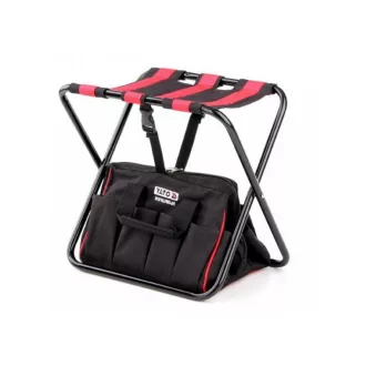 YATO Scaun pliant cu suport pentru scule 22 buzunare