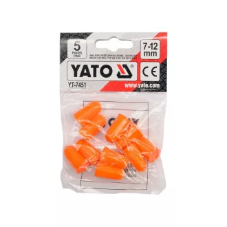 dopuri de urechi YATO 7-12 mm (5 per/buc)