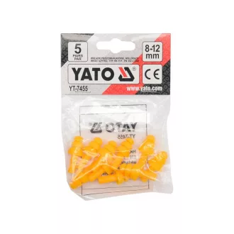 dopuri de urechi YATO tăiate 8-12 mm (5 per/buc)
