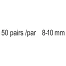 dopuri de urechi YATO cu cablu 8-12 mm (50 per/cs)