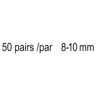 dopuri de urechi YATO cu cablu 8-12 mm (50 per/cs)