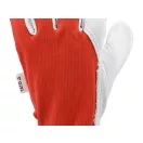 YATO Mănuși de protecție mărimea 9, piele-bumbac, roșii
