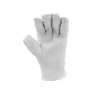 YATO Mănuși de protecție cu piele și închidere velcro, mărimea 10, albe