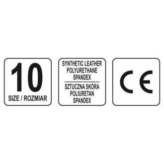 Mănuși de protecție a muncii YATO nr. 10 punctate